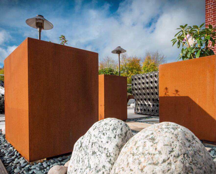 普陀锈钢板花箱